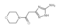 2-(3-amino-1H-1,2,4-triazol-5-yl)-1-morpholin-4-ylethanone图片