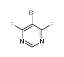 5-溴-4,6-二氟嘧啶结构式