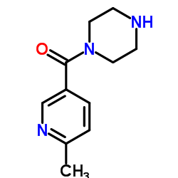 1-[(6-methylpyridin-3-yl)carbonyl]piperazine Structure