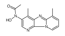 3-N-acetylhydroxyamino-4,6-dimethyldipyrido(1,2-a-3',2'-d)imidazole结构式