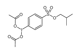 (2'-methyl)-propyl-4-[bis(acetoxy)iodo]-phenylsulfonate Structure