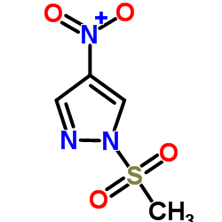 1-(Methylsulfonyl)-4-nitro-1H-pyrazole structure