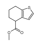 4,5,6,7-Tetrahydro-4-benzo[b]thiophen carboxylic acid methylester结构式