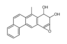 8,9-Dihydro-8,9-dihydroxy-10,11-epoxy-7-methylbenz(a)anthracene Structure