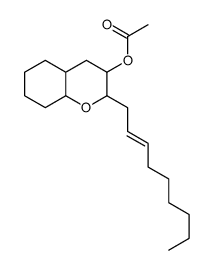 [(2S,3R,4aS,8aR)-2-[(E)-non-2-enyl]-3,4,4a,5,6,7,8,8a-octahydro-2H-chromen-3-yl] acetate Structure