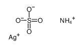 azanium silver sulfate Structure