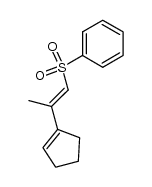 2-[3-(phenylsulfonyl)propen-2-yl]cyclopentene Structure