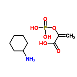 Phosphoenolpyruvic acid cyclohexylammonium salt Structure