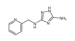 5-amino-3-(pyridin-2-ylmethylamino)-1H-1,2,4-triazole Structure