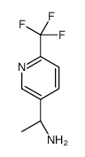 (1R)-1-[6-(trifluoromethyl)(3-pyridyl)]ethylamine Structure