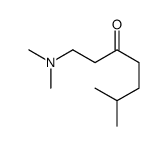 1-(二甲基氨基)-6-甲基庚-3-酮结构式