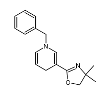 N-benzyl dihydro-1,4 (dimethyl-4,4 oxazolyl-2)-3 pyridine Structure