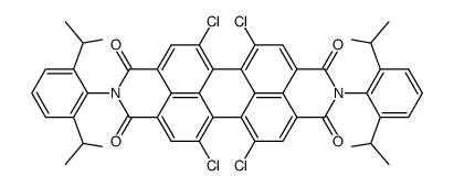 N,N'-bis(2,6-diisopropylphenyl)-1,6,7,12-tetrachloroperylene-3,4:9,10-tetracarboxylic acid diimide picture