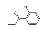 o-bromophenyl ethyl sulfoxide结构式