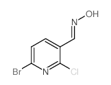 6-Bromo-2-chloronicotinaldehyde oxime Structure