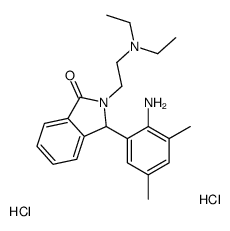 3-(2-amino-3,5-dimethylphenyl)-2-[2-(diethylamino)ethyl]-3H-isoindol-1-one,dihydrochloride Structure