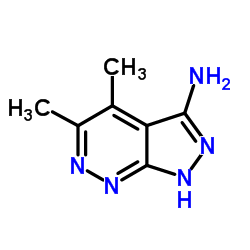 4,5-Dimethyl-1H-pyrazolo[3,4-c]pyridazin-3-amine Structure