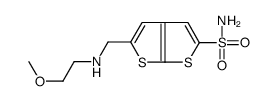 5-[[(2-Methoxyethyl)amino]methyl]thieno[2,3-b]thiophene-2-sulfonamide picture