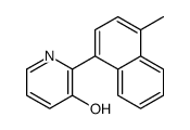 2-(4-methylnaphthalen-1-yl)pyridin-3-ol结构式