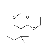 ethyl 2-(ethoxymethyl)-3,3-dimethylpentanoate结构式