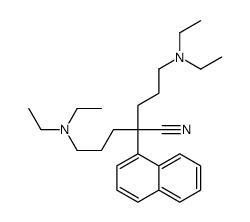 α,α-Bis[3-(diethylamino)propyl]-1-naphthaleneacetonitrile结构式