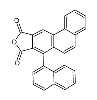 1-[1]naphthyl-phenanthrene-2,3-dicarboxylic acid-anhydride结构式