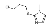 2-(3-chloropropylsulfanyl)-1-methylimidazole Structure