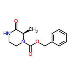 (R)-Benzyl 2-methyl-3-oxopiperazine-1-carboxylate Structure