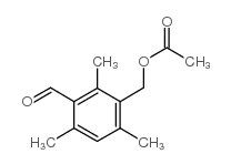 acetoxymethylformylmesitylene structure