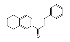 3-phenyl-1-(5,6,7,8-tetrahydronaphthalen-2-yl)propan-1-one Structure