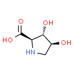 D-Proline, 3,4-dihydroxy-, (3S,4S)- (9CI) structure