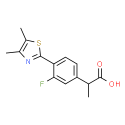 3-Fluoro-α-methyl-4-(4,5-dimethyl-2-thiazolyl)benzeneacetic acid picture