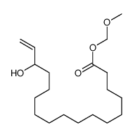 methoxymethyl 15-hydroxyheptadec-16-enoate Structure