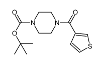 tert-butyl 4-(thiophene-3-carbonyl)piperazine-1-carboxylate Structure