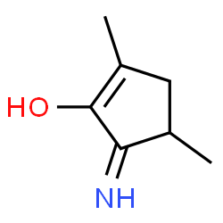 1-Cyclopenten-1-ol,5-imino-2,4-dimethyl-(9CI)结构式