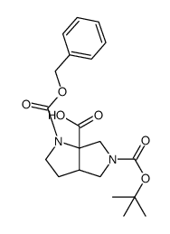 1-(benzyloxycarbonyl)-5-(tert-butoxycarbonyl)octahydropyrrolo[3,4-b]pyrrole-6a-carboxylic acid Structure