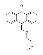 10-(2-methoxyethoxymethyl)acridin-9-one Structure