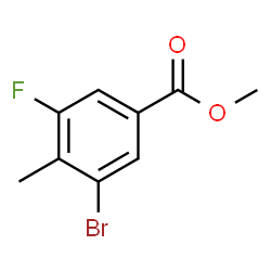 Methyl 3-bromo-5-fluoro-4-methylbenzoate Structure