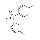 3-methyl-1-(p-toluenesulfonyl)pyrrole Structure