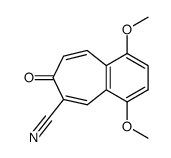 6-cyano-1,4-dimethoxybenzocyclohepten-7-one结构式