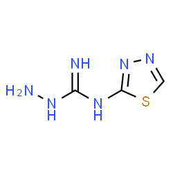 Hydrazinecarboximidamide,N-1,3,4-thiadiazol-2-yl- structure