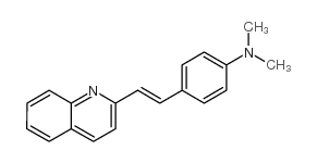 Benzenamine,N,N-dimethyl-4-[2-(2-quinolinyl)ethenyl]- Structure