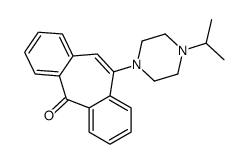 5-(4-propan-2-ylpiperazin-1-yl)dibenzo[2,1-b:2',1'-f][7]annulen-11-one Structure