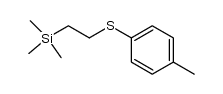 1-[(4-methylphenyl)sulfanyl]-2-(trimethylsilyl)ethane结构式