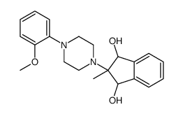 2-[4-(2-methoxyphenyl)piperazin-1-yl]-2-methyl-1,3-dihydroindene-1,3-diol结构式