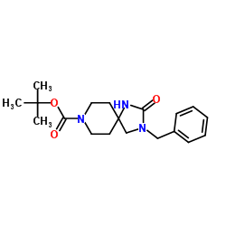 tert-Butyl 3-benzyl-2-oxo-1,3,8-triazaspiro[4.5]decane-8-carboxylate图片