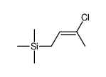 3-chlorobut-2-enyl(trimethyl)silane Structure