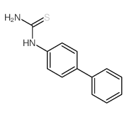 (4-苯基苯基)硫脲结构式