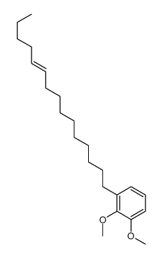 1,2-dimethoxy-3-pentadec-10-enylbenzene Structure