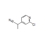 2-(2-Chloropyridin-4-yl)propanenitrile Structure